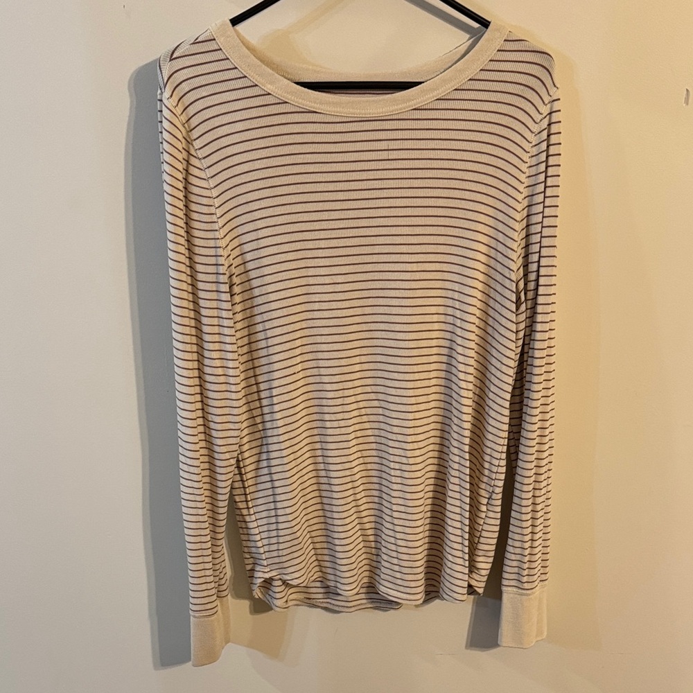 Striped Long Sleeve Top Thread & Supply